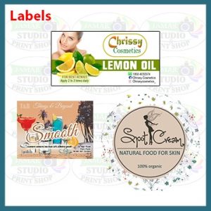 Adhesive LABELS & STICKERS (Regular)